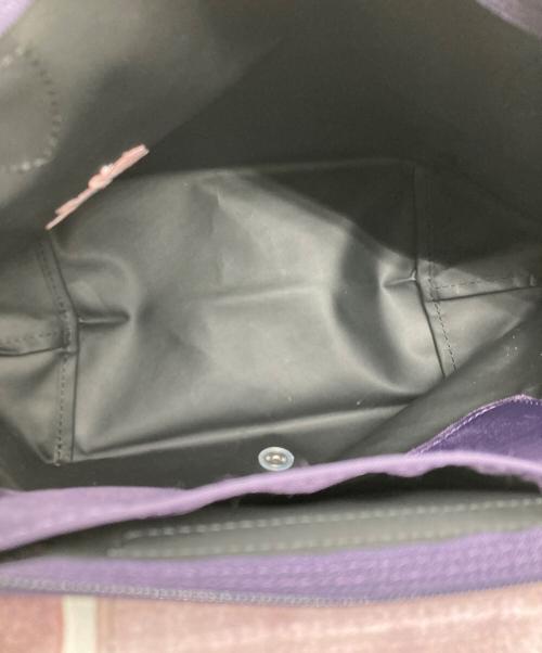 LONGCHAMP（ロンシャン）LONGCHAMP (ロンシャン) プリアージュクラブハンドバッグ パープルの古着・服飾アイテム