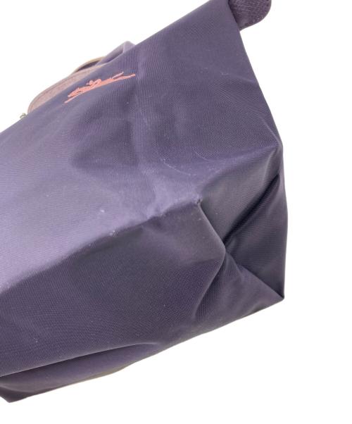 LONGCHAMP（ロンシャン）LONGCHAMP (ロンシャン) プリアージュクラブハンドバッグ パープルの古着・服飾アイテム