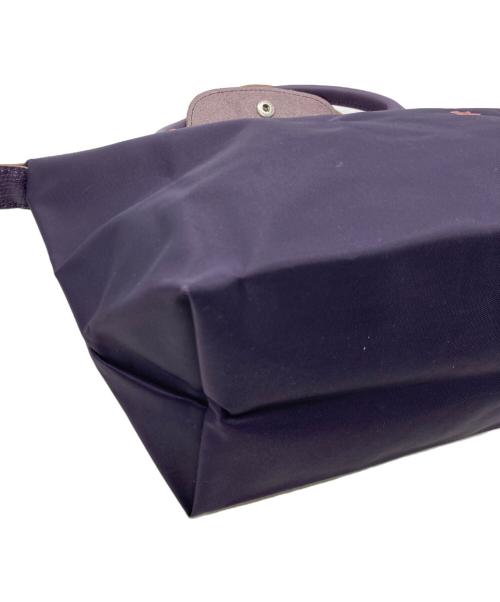 LONGCHAMP（ロンシャン）LONGCHAMP (ロンシャン) プリアージュクラブハンドバッグ パープルの古着・服飾アイテム