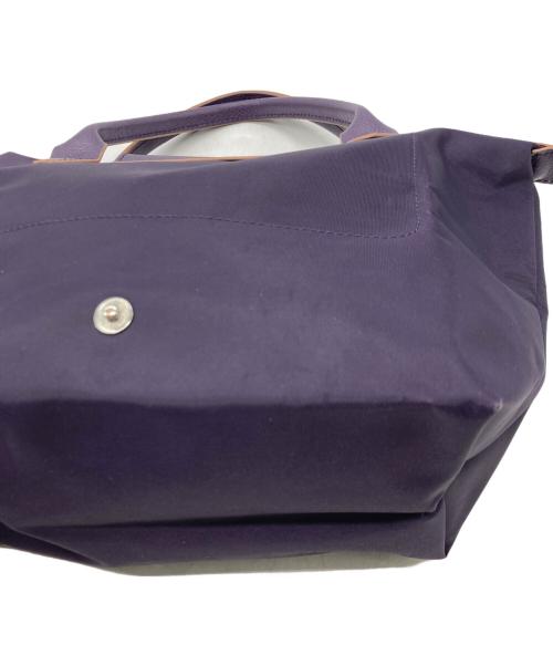 LONGCHAMP（ロンシャン）LONGCHAMP (ロンシャン) プリアージュクラブハンドバッグ パープルの古着・服飾アイテム