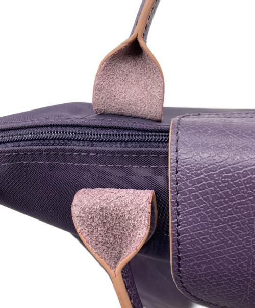 LONGCHAMP（ロンシャン）LONGCHAMP (ロンシャン) プリアージュクラブハンドバッグ パープルの古着・服飾アイテム