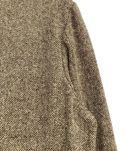 PAPAS（パパス）PAPAS (パパス) シルクテーラードジャケット ブラウン サイズ:Sの古着・服飾アイテム