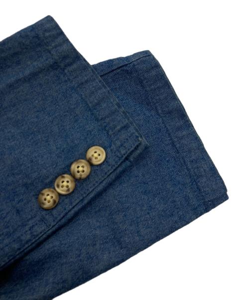 POLO RALPH LAUREN（ポロ・ラルフローレン）POLO RALPH LAUREN (ポロ・ラルフローレン) デニムテーラードジャケット ブルー サイズ:-の古着・服飾アイテム