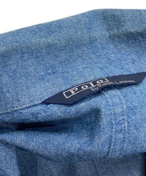 POLO RALPH LAUREN（ポロ・ラルフローレン）POLO RALPH LAUREN (ポロ・ラルフローレン) デニムテーラードジャケット ブルー サイズ:-の古着・服飾アイテム