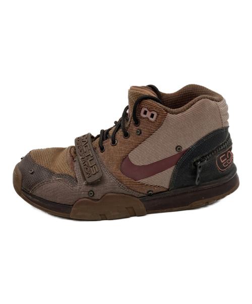 NIKE（ナイキ）NIKE (ナイキ) TRAVIS SCOTT (トラヴィススコット) AIR TRAINER 1 SP ブラウン サイズ:27cmの古着・服飾アイテム