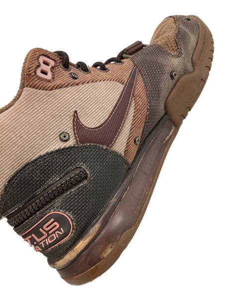 NIKE（ナイキ）NIKE (ナイキ) TRAVIS SCOTT (トラヴィススコット) AIR TRAINER 1 SP ブラウン サイズ:27cmの古着・服飾アイテム