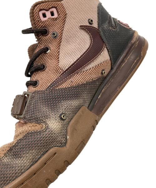 NIKE（ナイキ）NIKE (ナイキ) TRAVIS SCOTT (トラヴィススコット) AIR TRAINER 1 SP ブラウン サイズ:27cmの古着・服飾アイテム