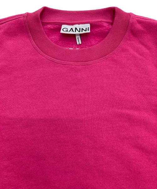 GANNI（ガニー）Ganni (ガニー) パフスリーブスウェット ピンク サイズ:XSの古着・服飾アイテム