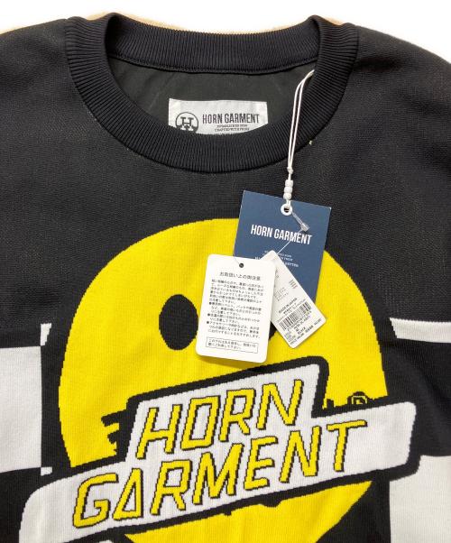 HORN GARMENT（ホーンガーメント）HORN GARMENT (ホーンガーメント) Knit Golf Wear ブラック サイズ:46の古着・服飾アイテム
