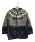 JUNYA WATANABE COMME des GARCONS（(ジュンヤワタナベ コムデギャルソン）の古着「エステルナイロンタフタ×ウールジャガードコート」｜ブラウン