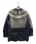 JUNYA WATANABE COMME des GARCONS ((ジュンヤワタナベ コムデギャルソン) エステルナイロンタフタ×ウールジャガードコート ブラウン サイズ:XS：36000円