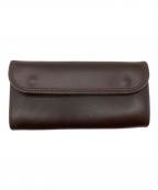 HEATHヒース）の古着「CHROMEXCEL LEATHER LONG WALLET」｜ブラウン