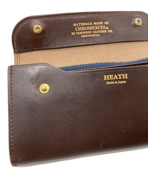 HEATH（ヒース）HEATH (ヒース) CHROMEXCEL LEATHER LONG WALLET ブラウンの古着・服飾アイテム
