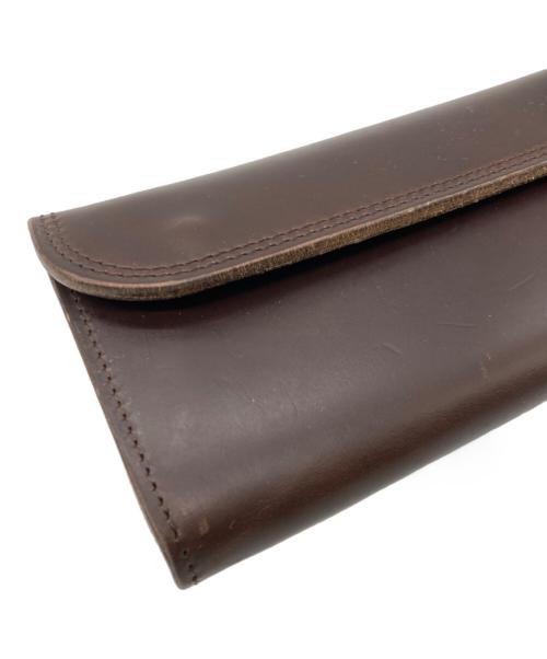 HEATH（ヒース）HEATH (ヒース) CHROMEXCEL LEATHER LONG WALLET ブラウンの古着・服飾アイテム