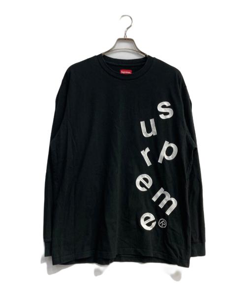 SUPREME（シュプリーム）Supreme (シュプリーム) Scatter Logo L/S ブラック サイズ:Lの古着・服飾アイテム