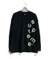 Supreme（シュプリーム）の古着「Scatter Logo L/S」｜ブラック