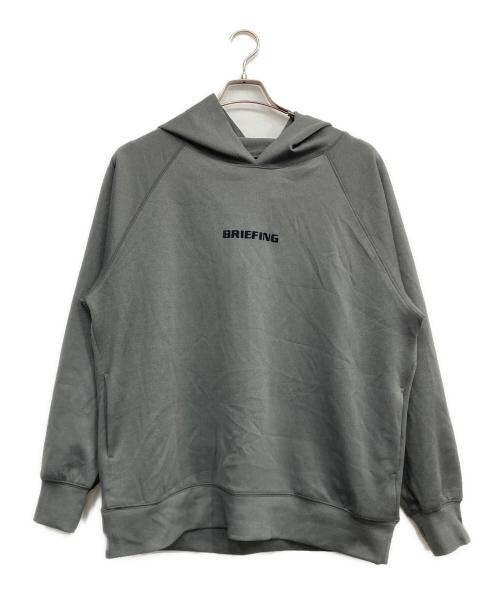BRIEFING（ブリーフィング）BRIEFING (ブリーフィング) RECOVERY HOODIE グレー サイズ:Lの古着・服飾アイテム
