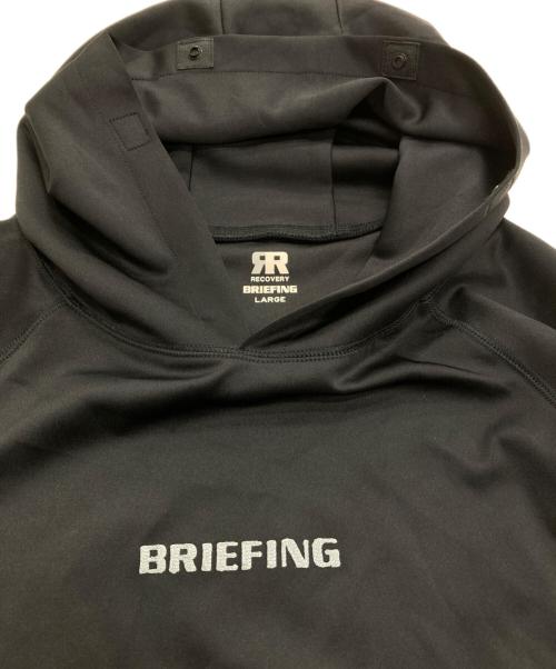 BRIEFING（ブリーフィング）BRIEFING (ブリーフィング) RECOVERY HOODIE ブラック サイズ:Lの古着・服飾アイテム