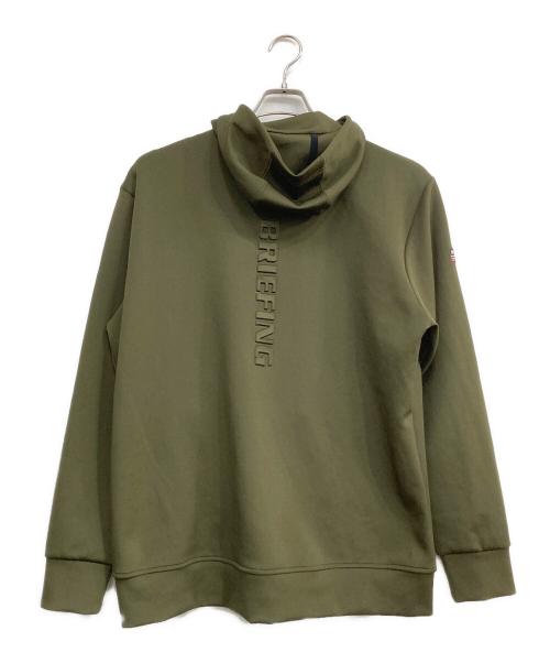 BRIEFING（ブリーフィング）BRIEFING (ブリーフィング) ジップパーカー カーキ サイズ:XLの古着・服飾アイテム