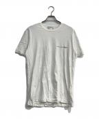 COMME des GARCONS SHIRTコムデギャルソンシャツ）の古着「プリントTシャツ」｜ホワイト