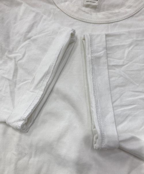 COMME des GARCONS SHIRT（コムデギャルソンシャツ）COMME des GARCONS SHIRT (コムデギャルソンシャツ) プリントTシャツ ホワイト サイズ:Lの古着・服飾アイテム