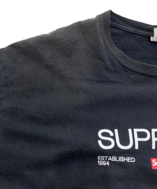 SUPREME（シュプリーム）Supreme (シュプリーム) Est.1994 Tee ブラック サイズ:XLの古着・服飾アイテム