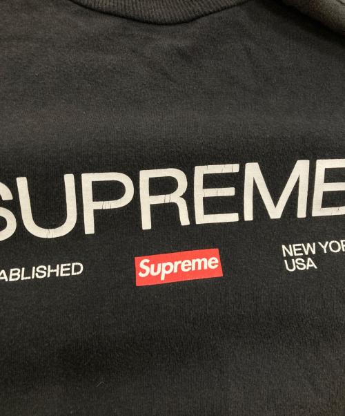 SUPREME（シュプリーム）Supreme (シュプリーム) Est.1994 Tee ブラック サイズ:XLの古着・服飾アイテム