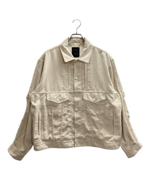 DAIWA PIER39（ダイワ ピア39）DAIWA PIER39 (ダイワ ピア39) TECH TRUCKER JACKET CORDUROY アイボリー サイズ:Ⅿの古着・服飾アイテム