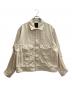 DAIWA PIER39（ダイワ ピア39）の古着「TECH TRUCKER JACKET CORDUROY」｜アイボリー