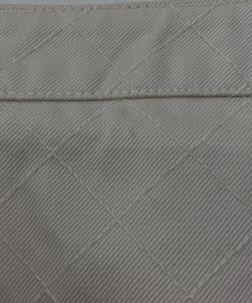 CHANEL（シャネル）CHANEL (シャネル) マトラッセ柄スカート アイボリー サイズ:34の古着・服飾アイテム