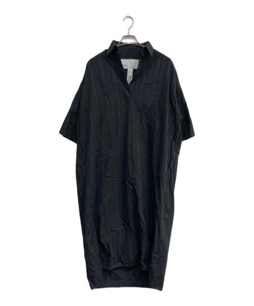 ticca（ティッカ）TICCA (ティッカ) スキッパーシャツワンピース ネイビー サイズ:FREEの古着・服飾アイテム