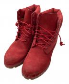 Timberlandティンバーランド）の古着「6インチプレミアム スエードレースアップ ブーツ」｜レッド