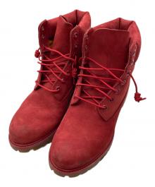 Timberland（ティンバーランド）の古着「6インチプレミアム スエードレースアップ ブーツ」｜レッド
