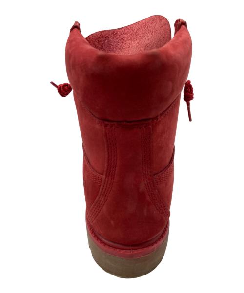 Timberland（ティンバーランド）Timberland (ティンバーランド) 6インチプレミアム スエードレースアップ ブーツ レッド サイズ:8 1/2の古着・服飾アイテム