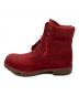 Timberland (ティンバーランド) 6インチプレミアム スエードレースアップ ブーツ レッド サイズ:8 1/2：8000円