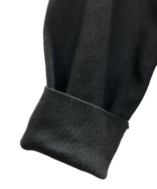 deres（デレス）deres (デレス) back line crew neck sweater ブラック サイズ:Freeの古着・服飾アイテム