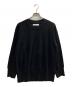 deres（デレス）の古着「back line crew neck sweater」｜ブラック