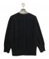 deres (デレス) back line crew neck sweater ブラック サイズ:Free：14000円