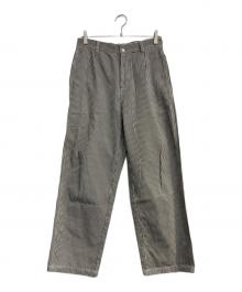 stussy（ステューシー）の古着「CHINO WORK PANT」｜ホワイト×ブラック
