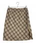 BURBERRY BLUE LABEL (バーバリー ブルー レーベル) ノバチェックウールスカート ベージュ サイズ:38：5000円