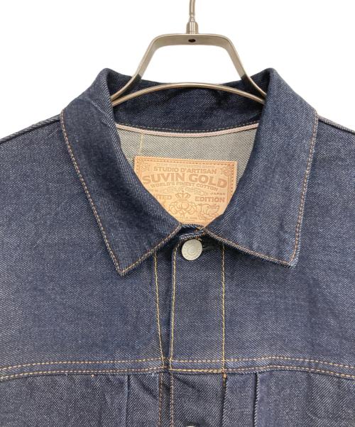 STUDIO D'ARTISAN（ステュディオダルチザン）STUDIO D'ARTISAN (ステュディオダルチザン) スヴィンゴールドデニムジャケット インディゴ サイズ:42の古着・服飾アイテム