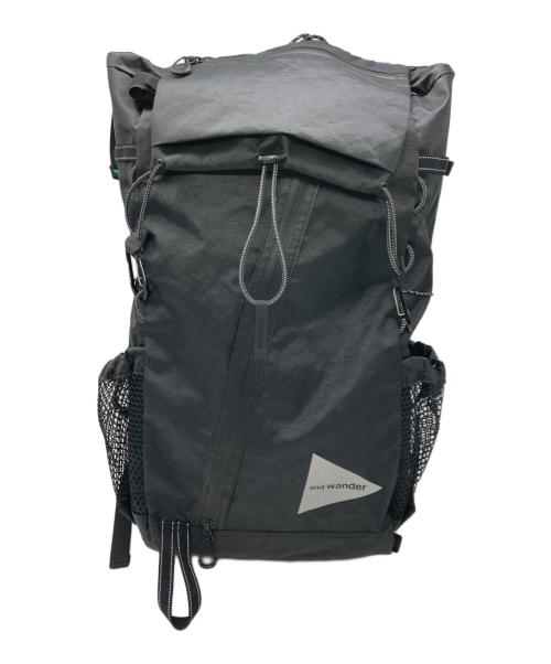 and wander（アンドワンダー）and wander (アンドワンダー) エコパック 30L バックパック ブラックの古着・服飾アイテム