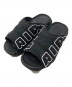 NIKEナイキ）の古着「AIR MORE UPTEMPO SLIDE」｜ブラック
