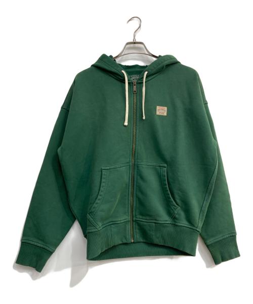 POLO COUNTRY（ポロカントリー）POLO COUNTRY (ポロカントリー) リラックスフィットループバックフリースフーディ グリーン サイズ:XSの古着・服飾アイテム
