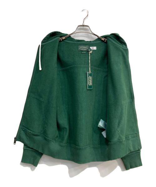 POLO COUNTRY（ポロカントリー）POLO COUNTRY (ポロカントリー) リラックスフィットループバックフリースフーディ グリーン サイズ:XSの古着・服飾アイテム