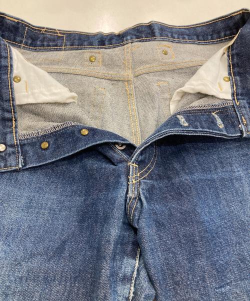 EVISU（エヴィス）EVISU (エヴィス) シンチバックストレートデニムパンツ ネイビー サイズ:31の古着・服飾アイテム