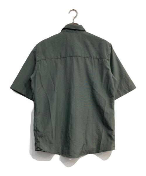 MARNI（マルニ）MARNI (マルニ) 半袖ナイロンジップシャツ グリーン サイズ:44の古着・服飾アイテム