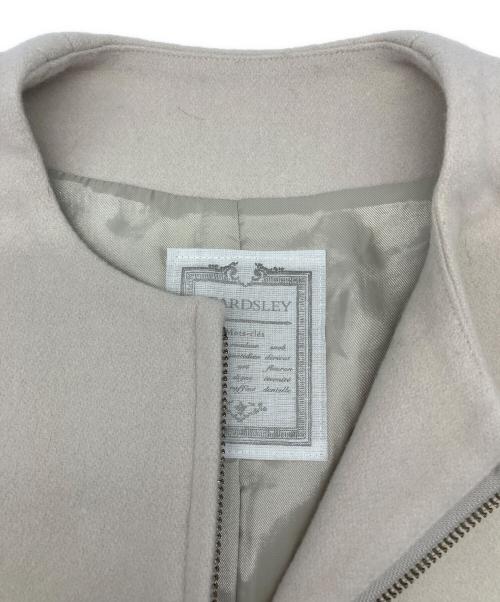 BEARDSLEY（ビアズリー）BEARDSLEY (ビアズリー) ウールポンチョコート ベージュ サイズ:FREEの古着・服飾アイテム