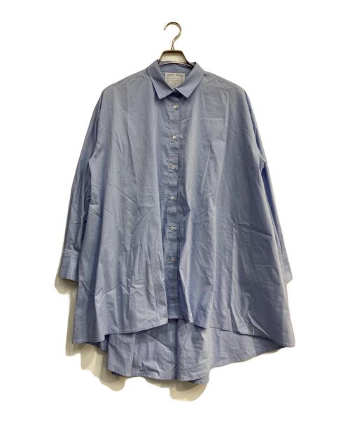 BEARDSLEY（ビアズリー）BEARDSLEY (ビアズリー) フレアロングシャツ ブルー サイズ:ｆｒｅｅの古着・服飾アイテム