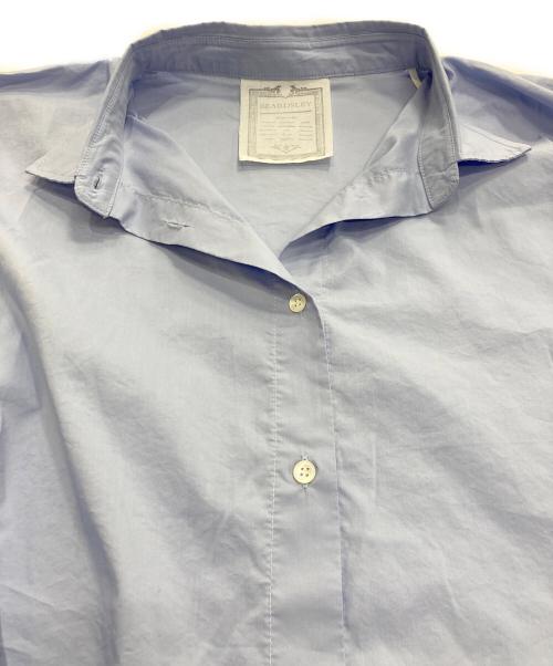 BEARDSLEY（ビアズリー）BEARDSLEY (ビアズリー) フレアロングシャツ ブルー サイズ:ｆｒｅｅの古着・服飾アイテム